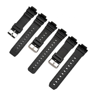 16 มม.สีดำสายนาฬิกาซิลิโคนสำหรับคาสิโอ DW-9052 DW-6900 GW-6900 G-6900 DW-<span class=keywords><strong>5600</strong></span> G-<span class=keywords><strong>5600</strong></span> - Product Image 4