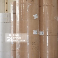 Rouleau de papier de haute qualité 240 g/m² imperméable et résistant à l'humidité, enduit d'un seul PE, en pâte de bois vierge, pour coupes à glace, bols et autres usages