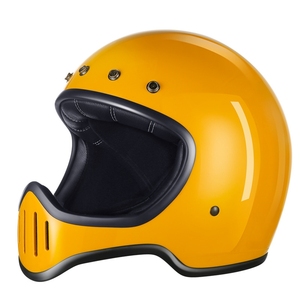 Casco de Motocicleta Retro Unisex Integral de Fibra de Vidrio para Hombre, Todas las Estaciones, Nuevo - Product Image 5