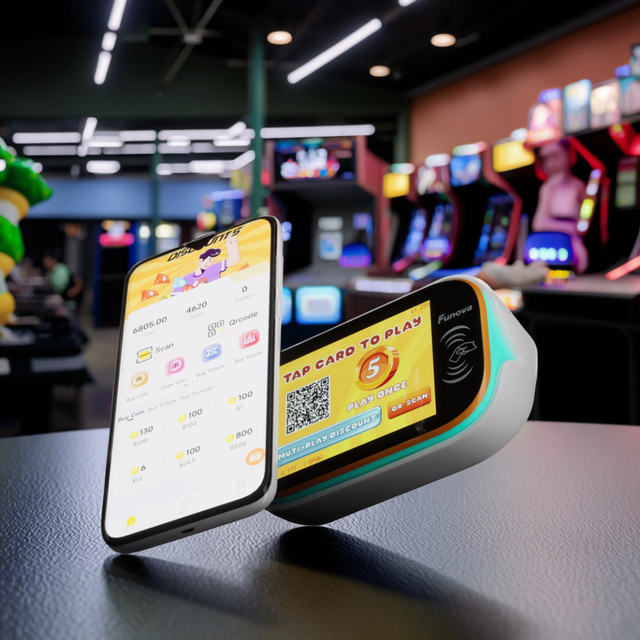 THE ULTIMATE CASHLESS PAYMENT SYSTEM Rfid Card Reader for ARCADES, ATTRACTIONS & FAMILY CENTER