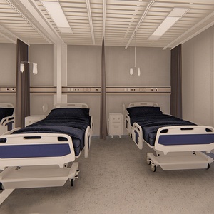 DXH <span class=keywords><strong>Prix</strong></span> usine Fournisseur chinois Conteneur préfabriqué mobile à toit en pente pour hôpital, centre médical, clinique, chambre et salon - Product Image 3