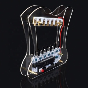 Microcontrolador 51, órgano electrónico láser, piezas de repuesto electrónicas para bricolaje, kit de entrenamiento de soldadura HU-013 - Product Image 4