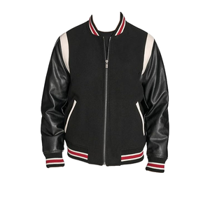 Custom Fashion Breathable Wool/Polyester Motorcycle <b>Jacket</b> for <b>Men</b> Plus-size - Product Image 1