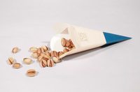 Boîte de présentation de cadeaux en papier kraft avec logo personnalisé, pour dattes, noix et noyaux, contenants en papier, emballages alimentaires