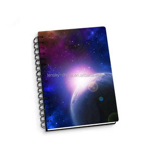 Quaderno Scolastico Formato <span class=keywords><strong>A5</strong></span> con Copertina Lenticolare 3D Design Galassia e Spazio - Product Image 1