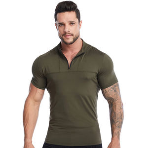 <span class=keywords><strong>เสื้อ</strong></span>แขนสั้นสำหรับผู้ชายเสื้อฟิตเนสแขนสั้นนักบาสเกตบอลยุโรปและอเมริกา - Product Image 3