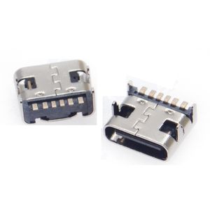 Connecteur femelle Type-C 6 broches USB 3.1, montage SMT DIP, charge rapide, courant élevé, 4 broches, personnalisation sur bande et bobine pour ambulance - Product Image 4