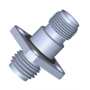 Adaptador ZCOM SMA(<span class=keywords><strong>F</strong></span>)-SMA(<span class=keywords><strong>F</strong></span>) Hembra a Hembra con Brida de 4 Orificios, Bajo VSWR, Baja Pérdida de Inserción, Conector Coaxial RF de CC-27GHz - Product Image 1