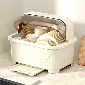 Organizador <span class=keywords><strong>de</strong></span> Cocina <span class=keywords><strong>de</strong></span> Plástico, Escurridor <span class=keywords><strong>de</strong></span> Platos, Estante <span class=keywords><strong>para</strong></span> Cubiertos con Soporte <span class=keywords><strong>para</strong></span> Palillos y Estante <span class=keywords><strong>para</strong></span> Almacenamiento en Armarios - Product Image 1