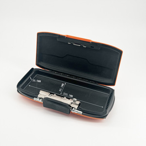 Portable Combination <b>Lock</b> Box With Steel Wire Rope Key Storage Outdoor Travel Security Case Black And Orange Zinc Alloy Powder - Product Image 2