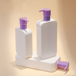 High-end Custom 250 ml 350 ml <strong>500</strong> ml Flat Square <strong>Plastic</strong> Lotion <strong>Bottle</strong>, Shampoo <strong>Bottle</strong>, Shower <strong>Bottle</strong> - Product Image 5