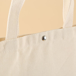 Bolsa de algodón reciclada Natural para compras, bolsa de lona de algodón personalizada con estampado de logotipo, <span class=keywords><strong>taska</strong></span>, bolso de mano, platena - Product Image 2