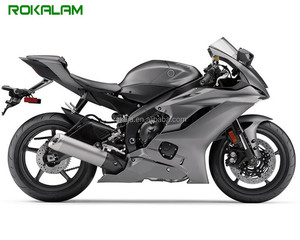 <span class=keywords><strong>Carenado</strong></span> de la motocicleta de Yamaha YZF600 YZF 600 <span class=keywords><strong>R6</strong></span> <span class=keywords><strong>2017</strong></span>, 2018, 2019, 2020 YZFR6 deportes gris de la motocicleta accesorios Kit - Product Image 1