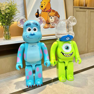 Figura de Animal <span class=keywords><strong>Bearbrick</strong></span> 400 a <span class=keywords><strong>Precio</strong></span> de Fábrica, Estatua de Moda de 28 cm, Vitrina, Decoración de Escritorio, Adorno, Regalo - Product Image 5