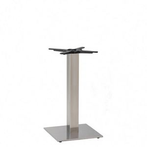 WEKIS Garden Wholesale Centre Commercial Brushed Steel Trumpet <b>Square</b> Rectangular Round Restaurant Furniture Caffe <b>Table</b> Base - Product Image 4