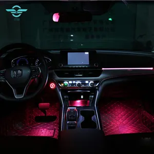 atmosphère lumières honda Suppliers-Système d'éclairage led coloré pour motos, lumière d'atmosphère intérieure, pour automobile, avec préparation Honda, plusieurs couleurs