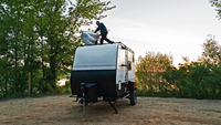 Ecocampor Mini remorque de camping-car à suspension indépendante Toy Hauler RV Caravan Utility Camper disponible à la vente