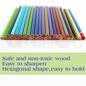 Crayons de couleur en bois d'origine, 12+1, 24+2, 36+3 couleurs, avec <span class=keywords><strong>taille</strong></span>-<span class=keywords><strong>crayon</strong></span> gratuit, dans une boîte en papier personnalisée - Product Image 5