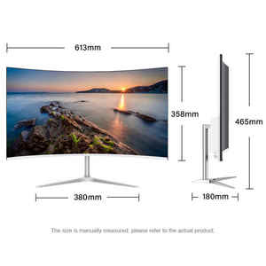 Oem <span class=keywords><strong>pas</strong></span> <span class=keywords><strong>cher</strong></span> haute résolution Ips sans bordure N Vision Led panneau écran d'affichage Dc basse tension 27 <span class=keywords><strong>pouces</strong></span> Full Hd incurvé <span class=keywords><strong>Pc</strong></span> moniteur 27 <span class=keywords><strong>pouces</strong></span> - Product Image 5