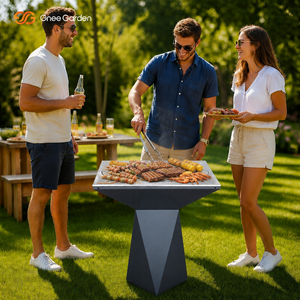 Barbecues d'extérieur en acier Corten, foyer résistant à la rouille - Product Image 1