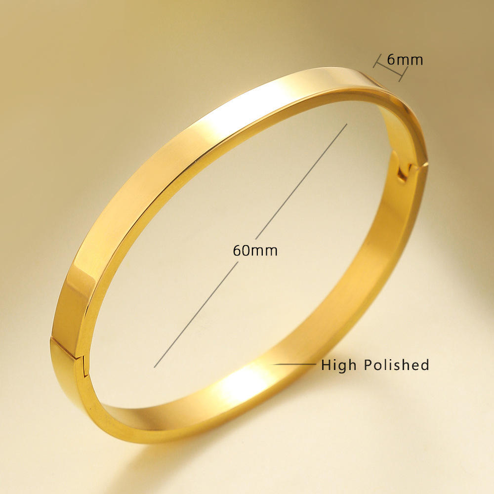 Or brillant 6 mm finement poli