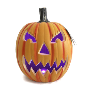 Halloween Funny 5-inch <strong>Pumpkin</strong> Bucket Glowing <strong>Ghost</strong> Creative Design <strong>Carved</strong> Haunted House Decorative Lantern Customizable Size - Product Image 5