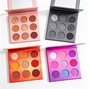 Palette di ombretti Glitter di alta qualità a 9 colori trucco pigmentato personalizzato luccichio finitura nuovi prodotti cosmetici <span class=keywords><strong>occhi</strong></span> prodotti per il buio - Product Image 6