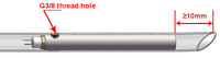 Allumeur céramique / élément chauffant pour poêles à granulés 250W 88mm de longueur 110V/220V/230V haute température 800-1000