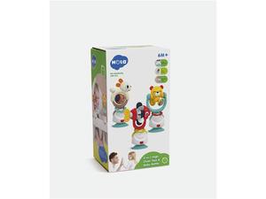 Vente en gros 2 en 1 jouet à mâcher pour bébé animal rotatif éducatif précoce hochets de dentition salle à manger jouets de <span class=keywords><strong>chaise</strong></span> <span class=keywords><strong>haute</strong></span> - Product Image 3