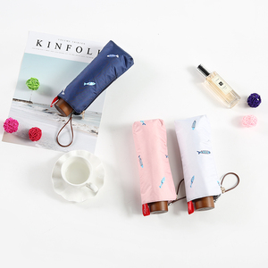 Super Mini parapluie de poche japonais à 5 volets pour la protection contre les ultraviolets du soleil et de la pluie d'été pour les jours ensoleillés - Product Image 5
