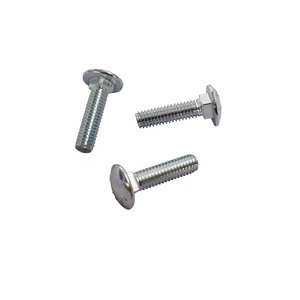 Bullone a Testa Tonda Grande con Collo Quadrato, Antiscivolo e Antirotazione, in Zinco Blu e Bianco, Filettatura M6 M8 <span class=keywords><strong>M10</strong></span> M12 - Product Image 5