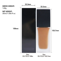 Fond de teint liquide à étiquette privée, longue tenue, vegan, couvrance totale, waterproof, correcteur de maquillage pour tous les types de peau