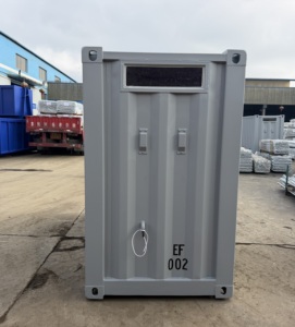 Heavy Duty Mini Self Storage Container with <b>Electric</b> <b>System</b> <b>Motorcycle</b> Garage with Rain Proof Carport Design for Motor Vehicles - Product Image 5