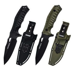 Cuchillo Bowie de Hoja Fija Multiherramienta de Acero Inoxidable con Mango de Nylon y Fibra de Vidrio de Alta Calidad para Caza, Camping Táctico y Bricolaje OEM - Product Image 3