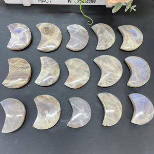 Cristal curativo Natural <span class=keywords><strong>de</strong></span> alta calidad, piedra lunar azul, cristal excavado, piedra lunar azul, <span class=keywords><strong>Luna</strong></span> para Decoración - Product Image 1