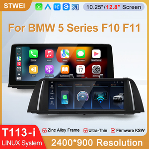 STWEI 2026 New Slim Screens Linux System 12.8inch 2400X900 Resolution For BMW 5Series F10 F11 Wireless CarPlay <b>Auto</b> player KSW - Product Image 2
