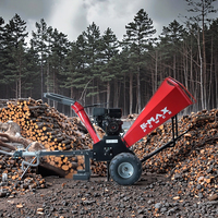 Déchiqueteur de bois d'arbre CE/TUV 15HP processeur de bois de chauffage avec sortie réglable 120mm débroussailleuse ferme forestière machines déchiqueteuse à bois