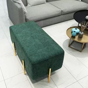 Hotel Chairs Modern Sofa Leisure Sex Lounge Chair Velvet Green Cushion Brass Gold Base Relaxation Beauty Living Room Chair - Product Image 3
