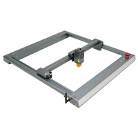 Machine de gravure et de découpe laser de bureau 400x400mm 10W 20W 40W en plastique ABS, feutre, cuir, bambou, silicone, bois, MDF