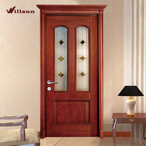 Arqueadas clásica estilo rústico Natural pintados <span class=keywords><strong>de</strong></span> la <span class=keywords><strong>puerta</strong></span> <span class=keywords><strong>de</strong></span> <span class=keywords><strong>madera</strong></span> con arco en forma <span class=keywords><strong>de</strong></span> travesaño - Product Image 5