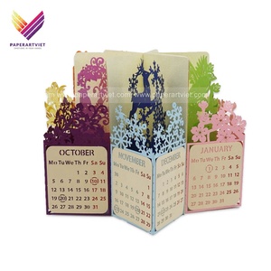 ปฏิทินตั้งโต๊ะแบบกำหนดได้เองดีไซน์สร้างสรรค์สำหรับวางแผนรายปีออกแบบได้ตามต้องการปฏิทินส่งเสริมการขายของขวัญวันสิ้นปี - Product Image 4