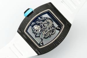Montre mécanique automatique avec tourbillon en forme de barillet en alliage de titane et fibre de carbone, élégante et luxueuse pour homme. - Product Image 4
