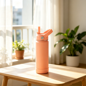 Termo de Calidad Premium con Tapa de Paja y Asa Práctica, Aislamiento de Larga Duración, Grabado Personalizado para Navidad - Product Image 4