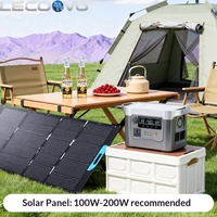 LECOOVO B600S 1200W 1134Wh Centrale Électrique Portable Générateur Solaire Charge Sans Fil Lithium-Ion Démarreur d'Urgence Alimentation de Secours Camping Maison