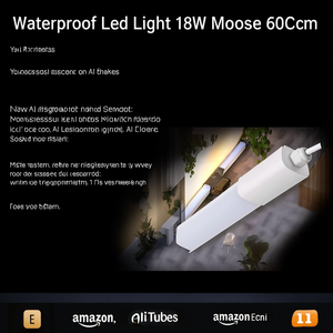 Luce LED Impermeabile 18W Moose 60Cm - Product Image 3