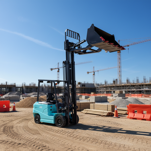 מלגזה עם סוללת עופרת-חומצה 1-5 טון ישירות מהמפעל, תורן דו-שלבי, צמיגים פנאומטיים, ביצועים עוצמתיים, תפעול זריז, ייחודיות - Product Image 2