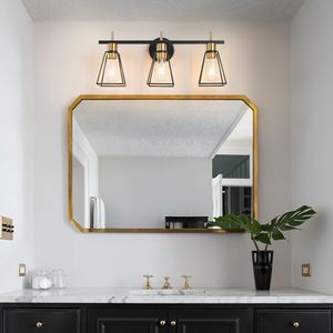 Lampes miroir rétro modernes <span class=keywords><strong>IP44</strong></span> Finition chromée Facile à installer Bras hexagonal en métal <span class=keywords><strong>Ampoule</strong></span> puissante pour <span class=keywords><strong>salle</strong></span> <span class=keywords><strong>de</strong></span> <span class=keywords><strong>bain</strong></span> - Product Image 4