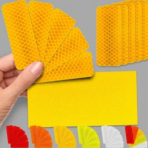 Juego de Tiras Reflectantes Autoadhesivas, Cinta Reflectante Multiusos para Visibilidad Nocturna en Exteriores, Ropa, Remolques, Camiones - Product Image 3