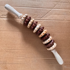 Diep Weefsel Lichaamsbeen <span class=keywords><strong>Massager</strong></span> Handheld Houten Roller Met Ballen Voor Spierpijn Stick <span class=keywords><strong>Machine</strong></span> - Product Image 3