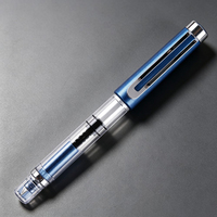 Stylo plume en plastique multicolore à piston rotatif absorbant l'encre avec pointe EF en métal, idéal pour l'usage quotidien des étudiants ou comme cadeau